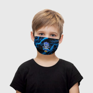 Детская маска с принтом