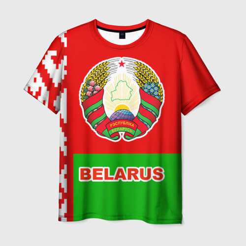 Майка с надписью Belarus